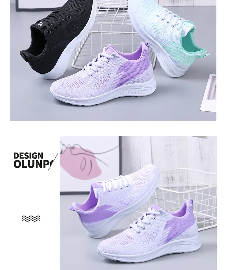 Breathable Mesh Lightweight Running Shoes For Women Comfortable_voghion.com
