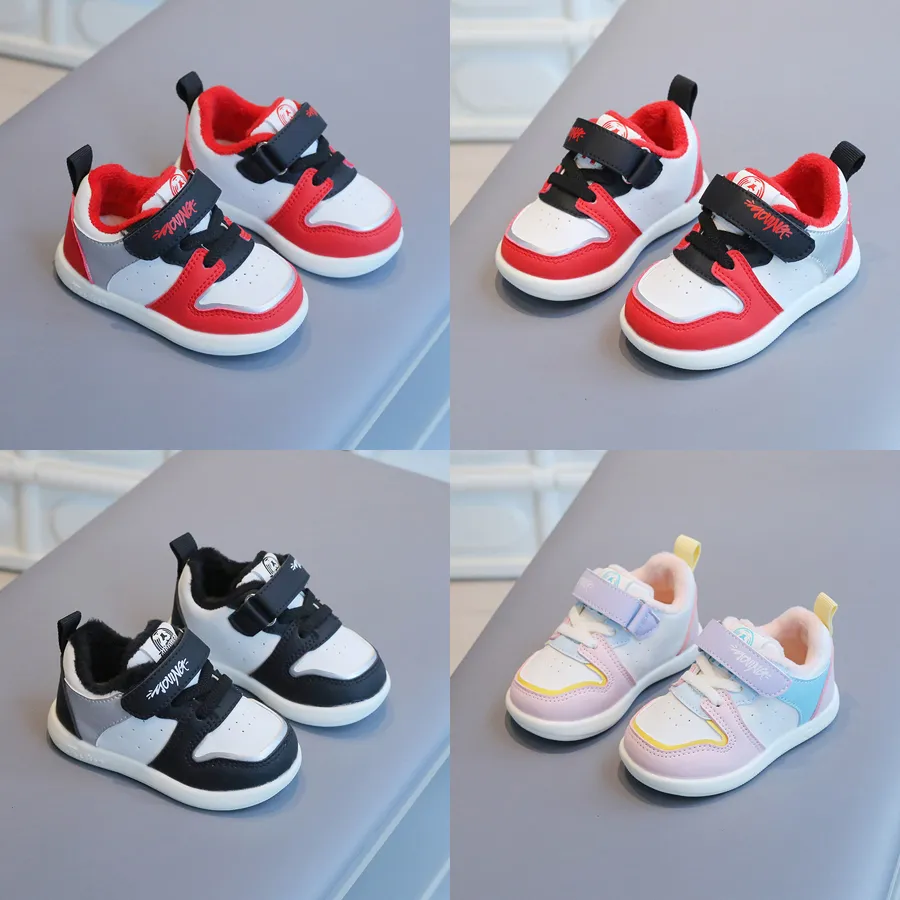 Toddler Shoes Baby Kids Winter Cotton Casual Sneakers Kidsnest Thick Warm Anti-slip First Step Footwear Trainers For_voghion.com