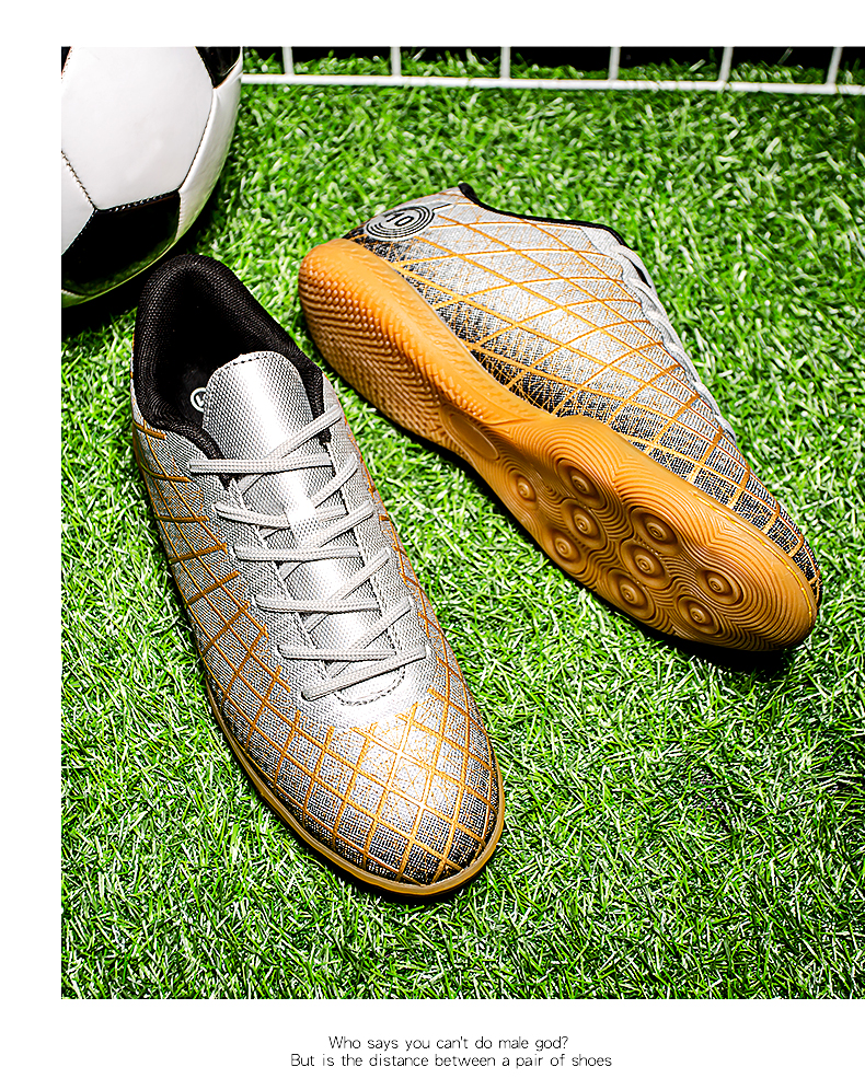 Erkek Futbol Futbol Ayakkabıları Profesyonel Hafif Açık Hava Nefes Alabilir Kaymaz Futsal Kapalı Antrenman Ayakkabıları Unisex Çim_voghion.com