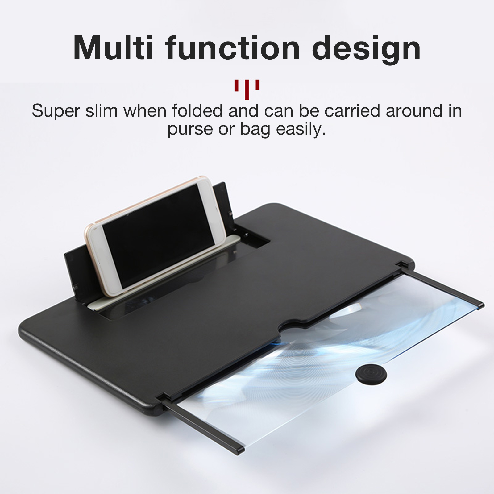 16 inch 3D telefon mobil ecran video film jocuri amplificator telefon lupă suport pliabil suport radiații protecție FIERBINTE_voghion.com