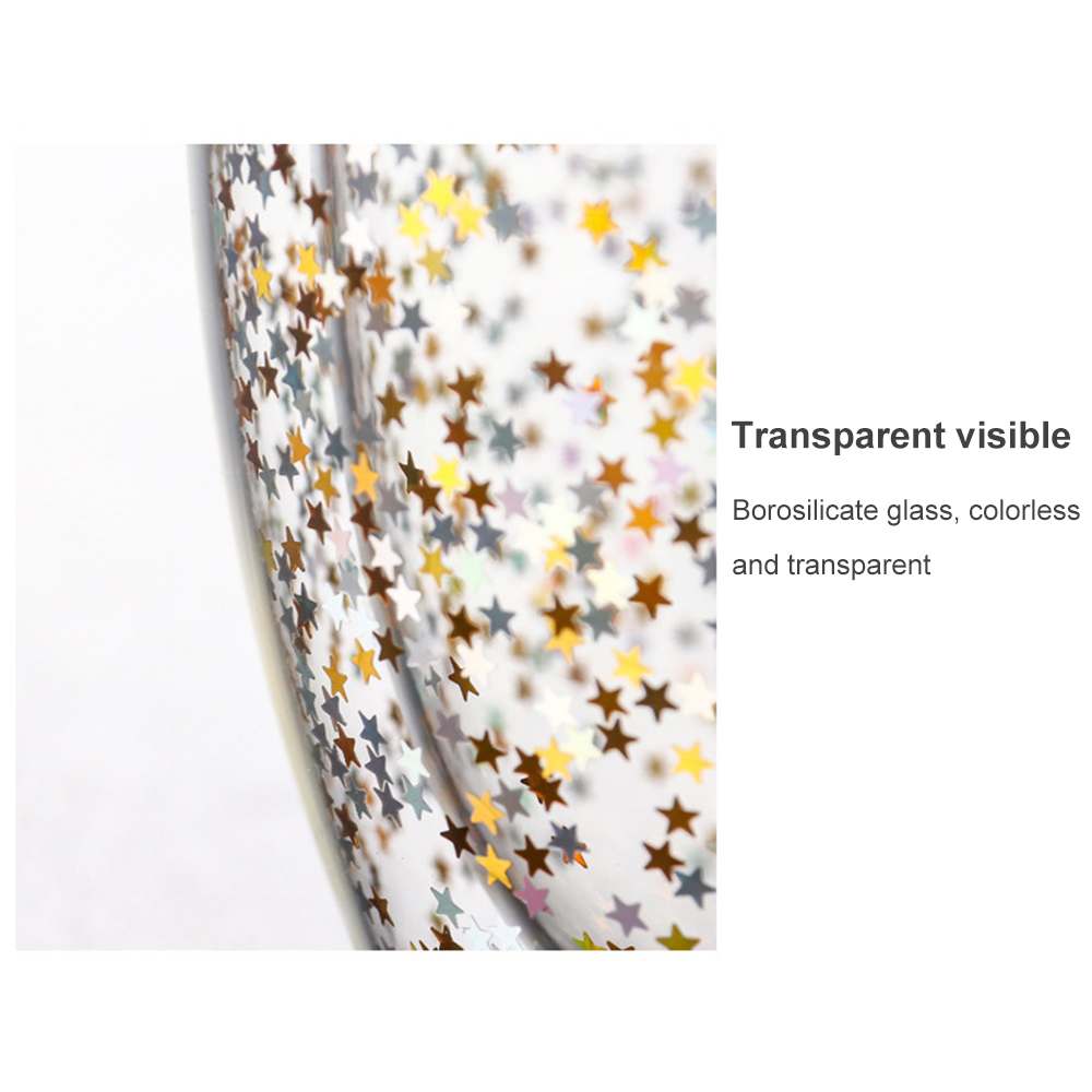 250/350 ml ūdens pudeļu kafijas krūzes komplekts, karstumizturīgs dubultsienu stikla glāze Zvaigžņotā debess krūze, viskija stikla krūzes 2021. gada Ziemassvētku dāvana_voghion.com