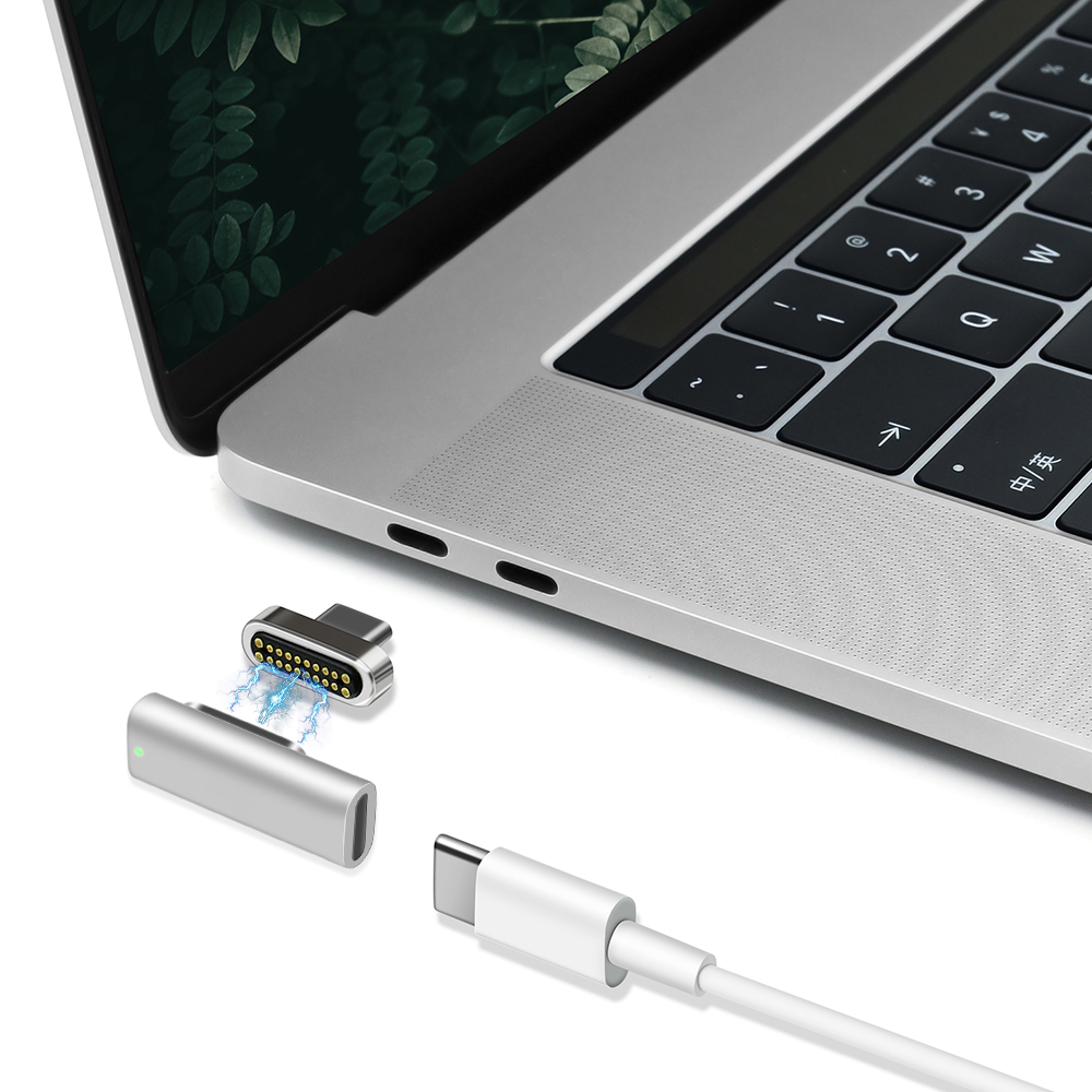 Adattatore USB C magnetico 9 pin 20 pin 24 pin connettore tipo C USB PD 100 W ricarica rapida 10 Gbp/s dati per più dispositivi tipo C_voghion.com