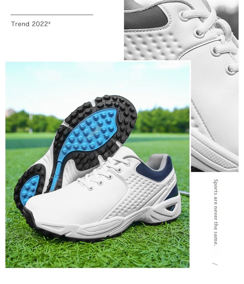 Letnie wygodne nowe trampki męskie młodzieżowe Strolg golfowe casualowe buty sportowe na świeżym powietrzu trendy_voghion.com