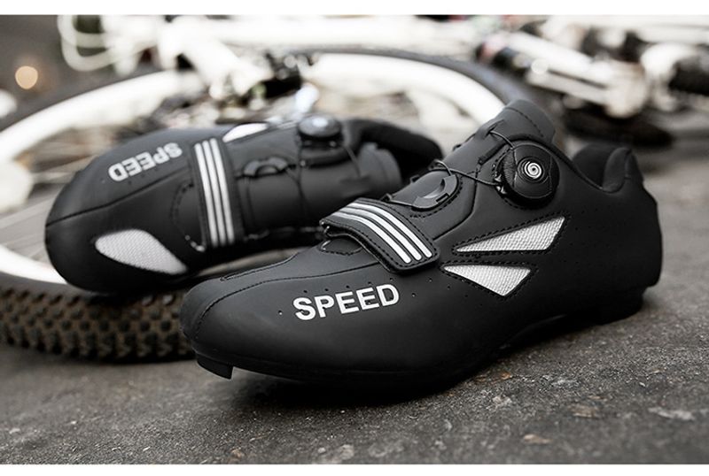 Radfahren dynamischen Fahrradschlössern, schlosslose Fahrrad-Bergschuhe für Herren und Damen mit harter Sohle_voghion.com