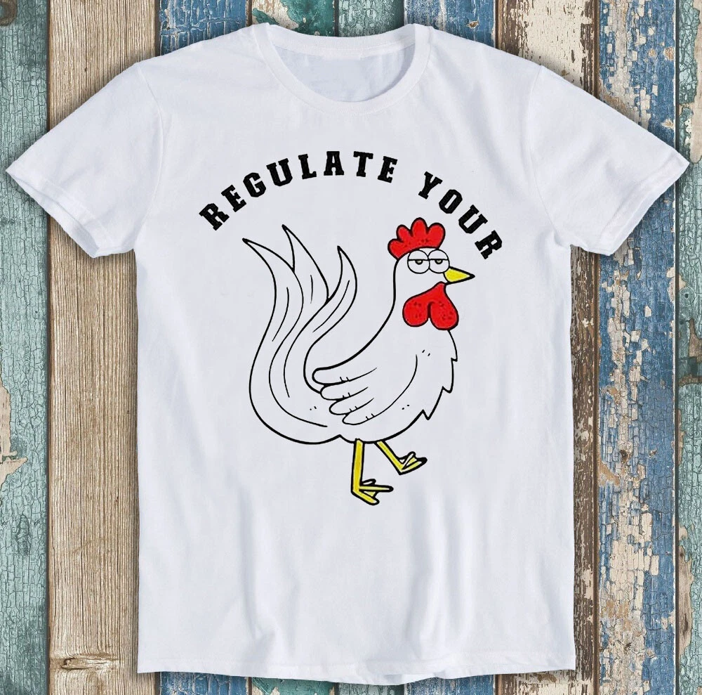 Vicces regulate your chicken game mém póló férfiaknak és nőknek_voghion.com