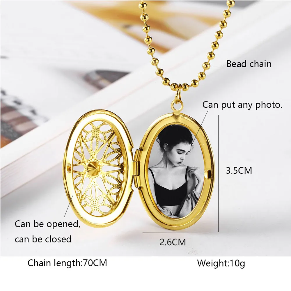 Chains OUFEI Stainless Steel Jewelry For Woman Valentines Day Accessories Bohemian Long Necklace Wholesale Lots Bulk_voghion.com