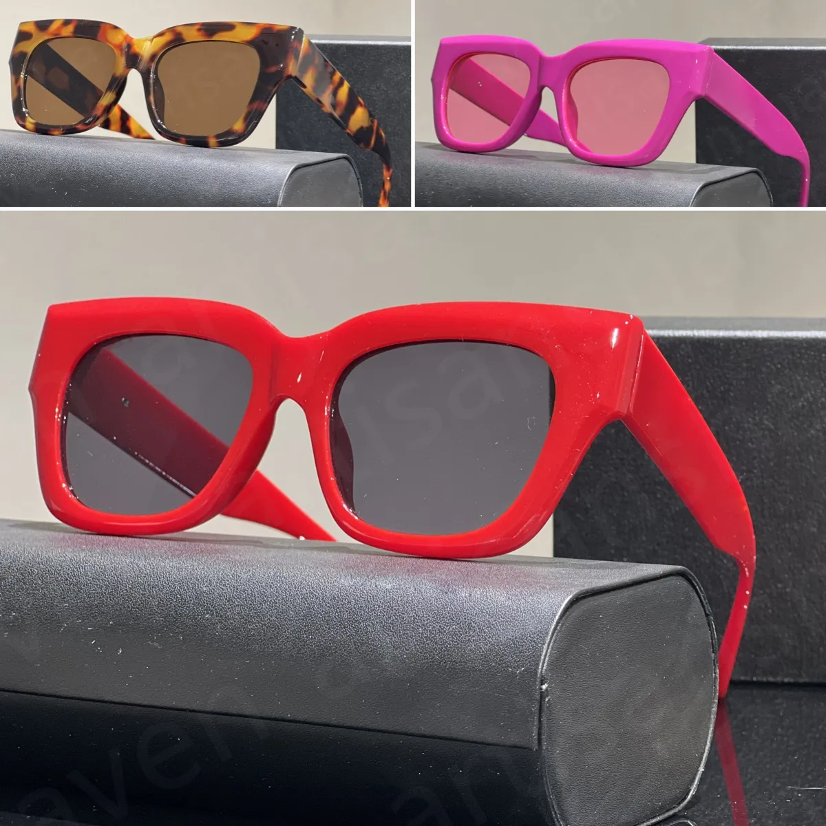 Designer Sunglasses For Women Stylish Red Frame Shading Glasses_voghion.com