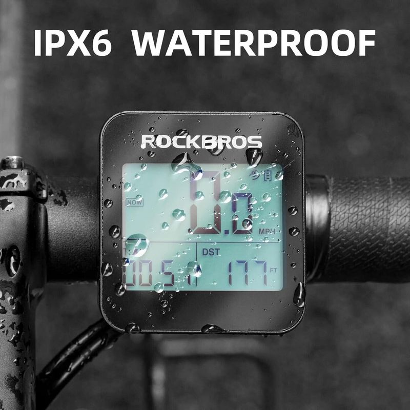 ROCKBROS Bisiklet GPS Bilgisayarı Kablosuz Bisiklet Kilometre Sayacı IPX6 600mAH_voghion.com