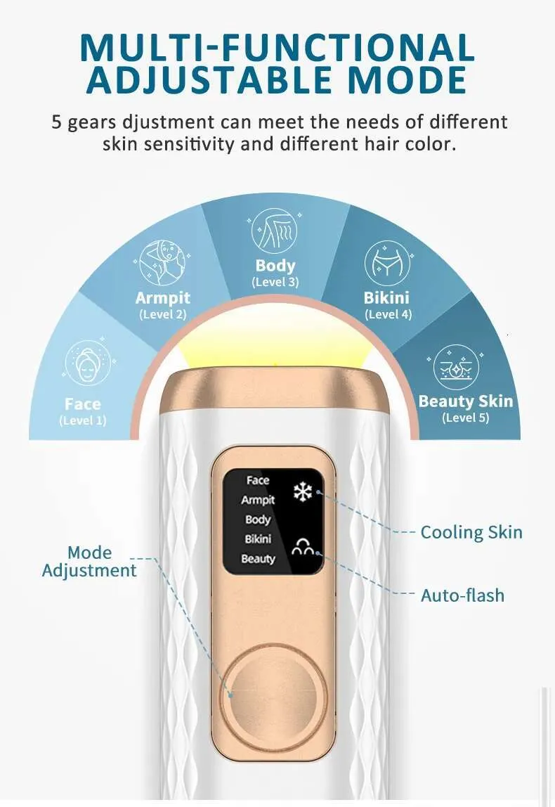 ACZT Quality Goods IPL Permanent Hair Removal - Bikini, Legs, Underarms, Pain-Free_voghion.com