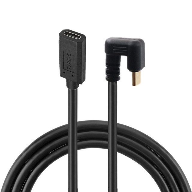 USB 3.1 tip C muški-ženski 4K 60Hz kabel za punjenje U-oblikovani USB-C 180 stupnjeva 10 Gbps audio video kabel 0,3 m 0,6 m 1 m 1,8 m_voghion.com