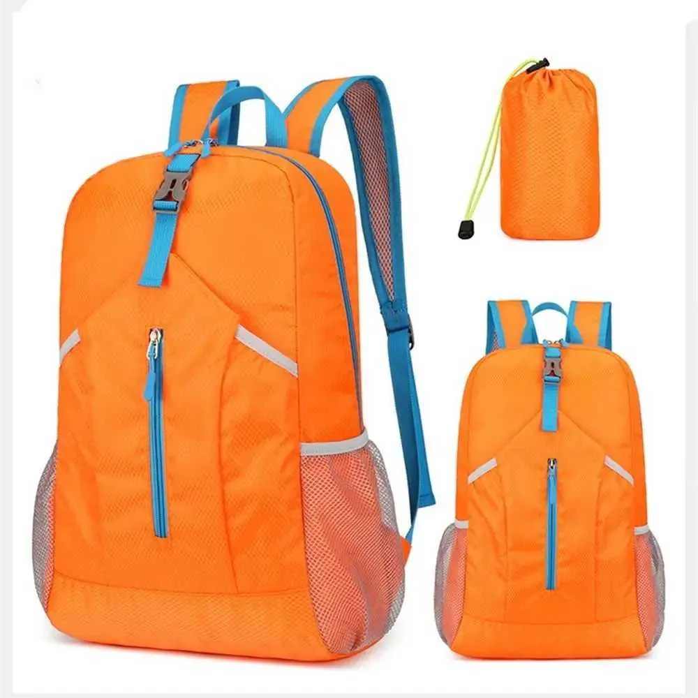 Sac à dos de sport d'extérieur imperméable à l'eau, sac d'alpinisme Oxford de grande capacité, sac de voyage léger et pliable à la mode_voghion.com