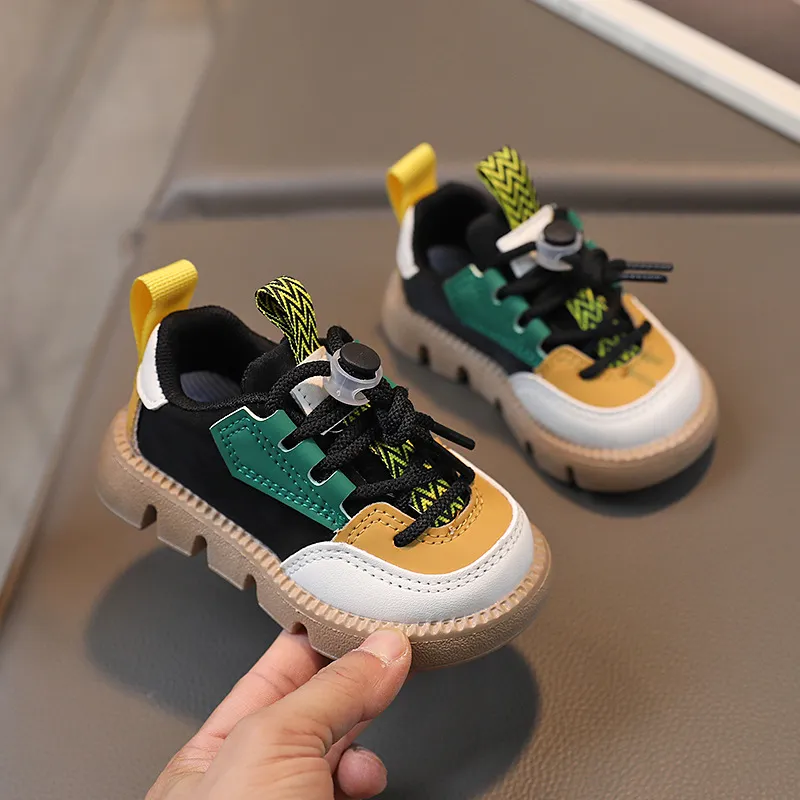 Bunte Kinder Pu Leder Kinder Turnschuhe Baby Kleinkind Kidsnest Bequeme Weiche Jungen Mädchen Casual Schuhe Größen_voghion.com