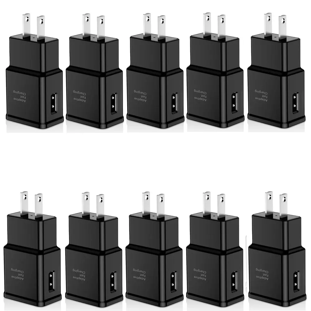 QC3.0 Schnelles Schnellladen 5V 2A 9V 1.67A AC-Netzteil-Wandladegerät für iPhone Samsung Galaxy S10 S20 S22 S24 S23_voghion.com