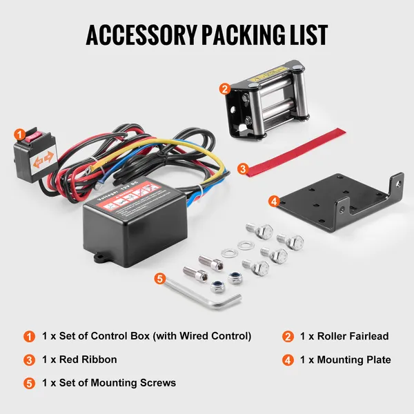 Electric Winch For Atv And Utv With Steel Cable Ip55 Waterproof_voghion.com