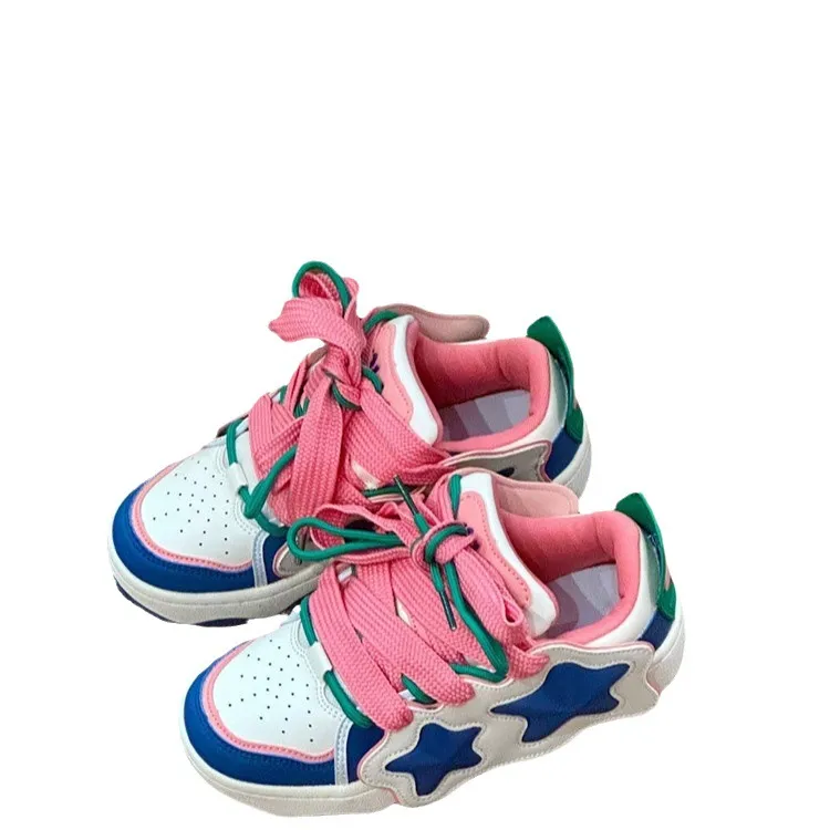 Bottom Off Thick Student Show Little Dad For Women 2023 New Autumn/Winter Plush Casual Single Stepping On Shit Feeg_voghion.com