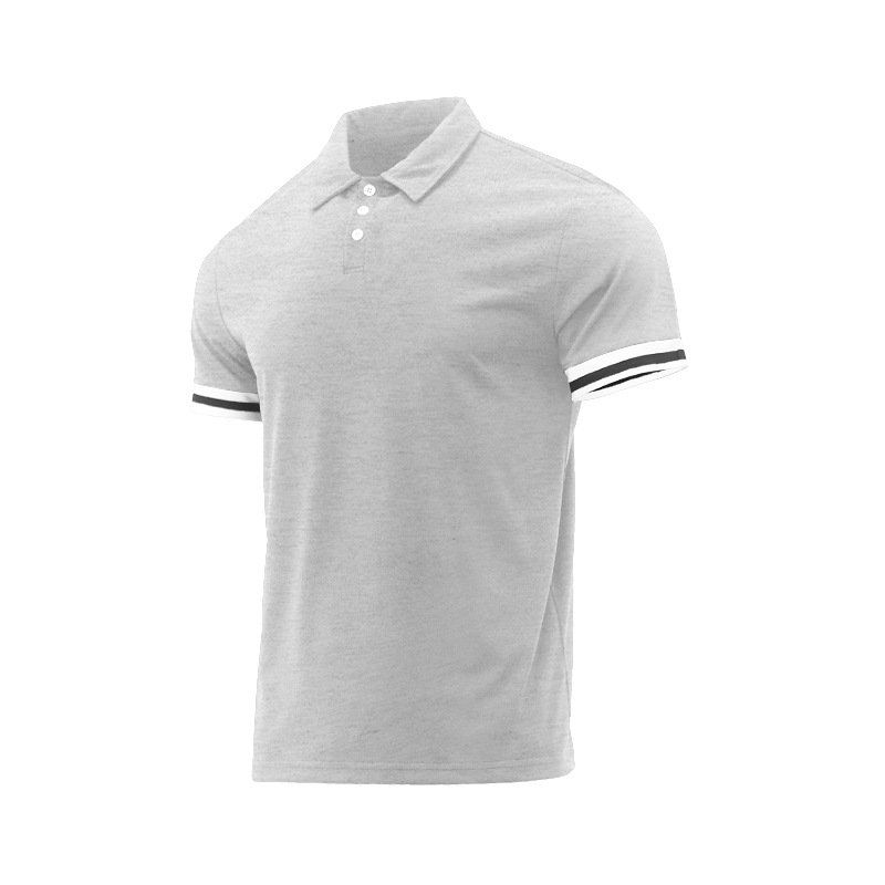 2024Cross-border Summer European And American Lapel Collar Short-sleeved Shorts Two-piece Set Sports And Leisure Men's Suit_voghion.com