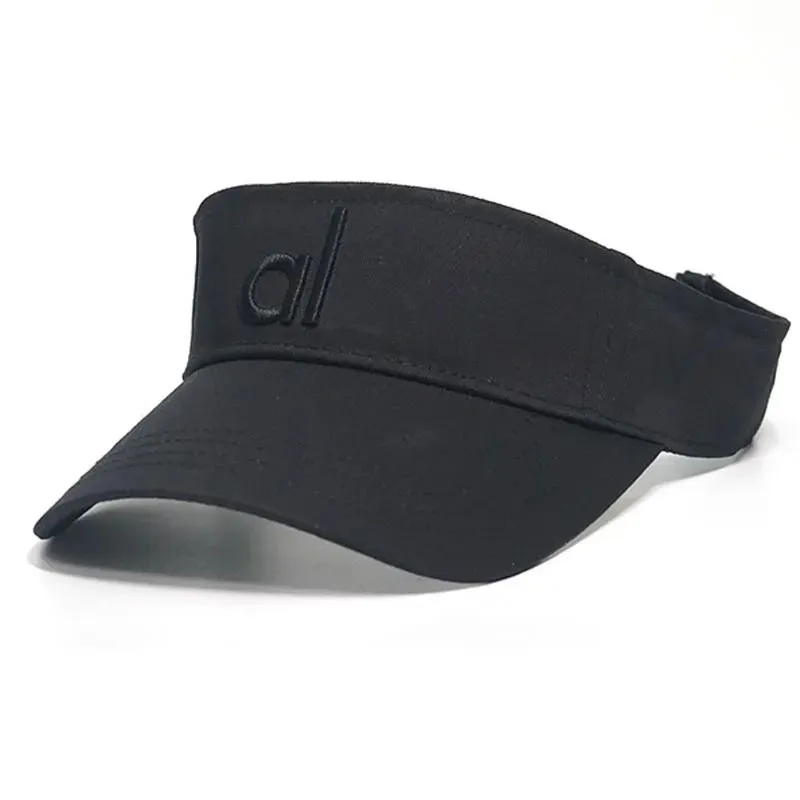 Versatile Baseball Cap Solid Color Letter Embroidered Yoga Designer Hat Spring/Summer Breathable Sunshade Trucker Hats_voghion.com