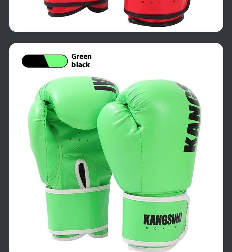 gloves for fighters, male female Sanda, children's sandbag fighting, young gloves, and professional Thai_voghion.com