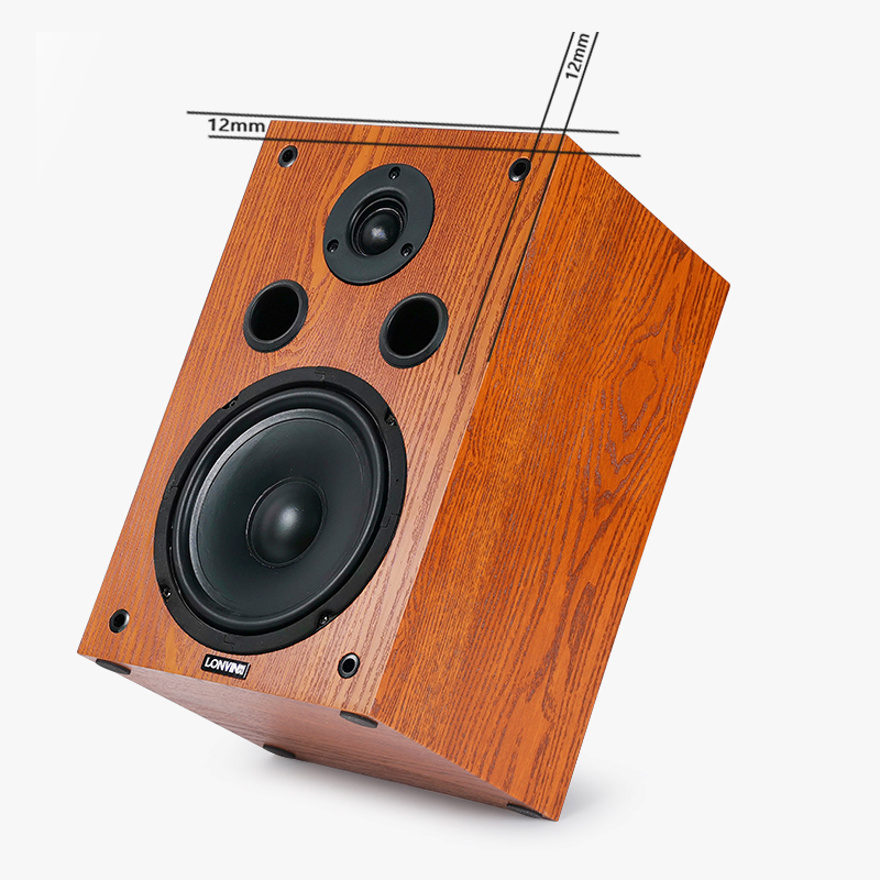 Altavoz de escritorio bidireccional de 200 W y 6,5 pulgadas, altavoz de audio HiFi de alta potencia, altavoz pasivo envolvente para cine en casa, caja de sonido_voghion.com