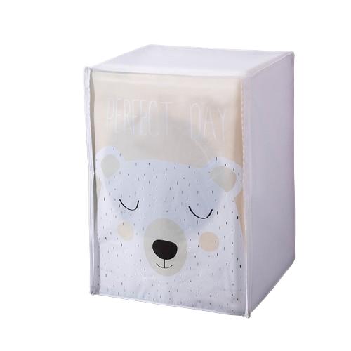 Housse de protection pour machine à laver en PEVA Housse de protection contre la poussière pour machine à laver à chargement frontal Housse étanche pour machine à laver Articles ménagers_voghion.com