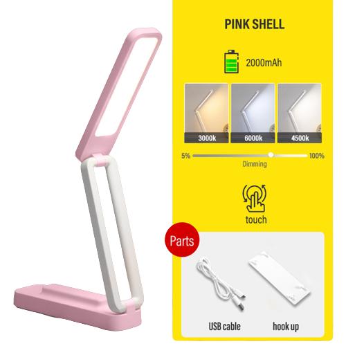 LED reading desk lamp foldable touch with remote control dimmable wall lamp USB charging office study bedside night light_voghion.com