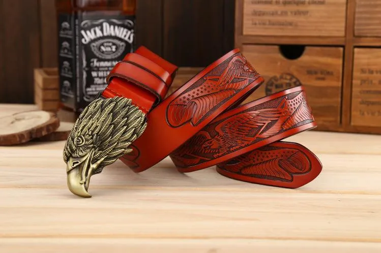 2023 Neie Rimm Groussen Designer fir Männer Koffer Eagle Buckle Männer a Fraen Tailleband Rëndleder Rimm_voghion.com