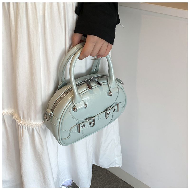 Modische Bowlingtasche zum Miehmen für Damen im Sommer 2024, neue, einfache und vielseitige Umhän,_voghion.com