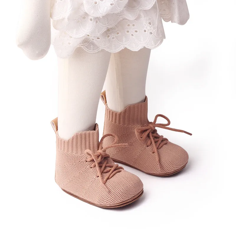 Rutschfest Outdoor-Trëppelschong fir Puppelcher a Klengkanner Cutefeet Baby Prewalker Knöchelstiefelen_voghion.com