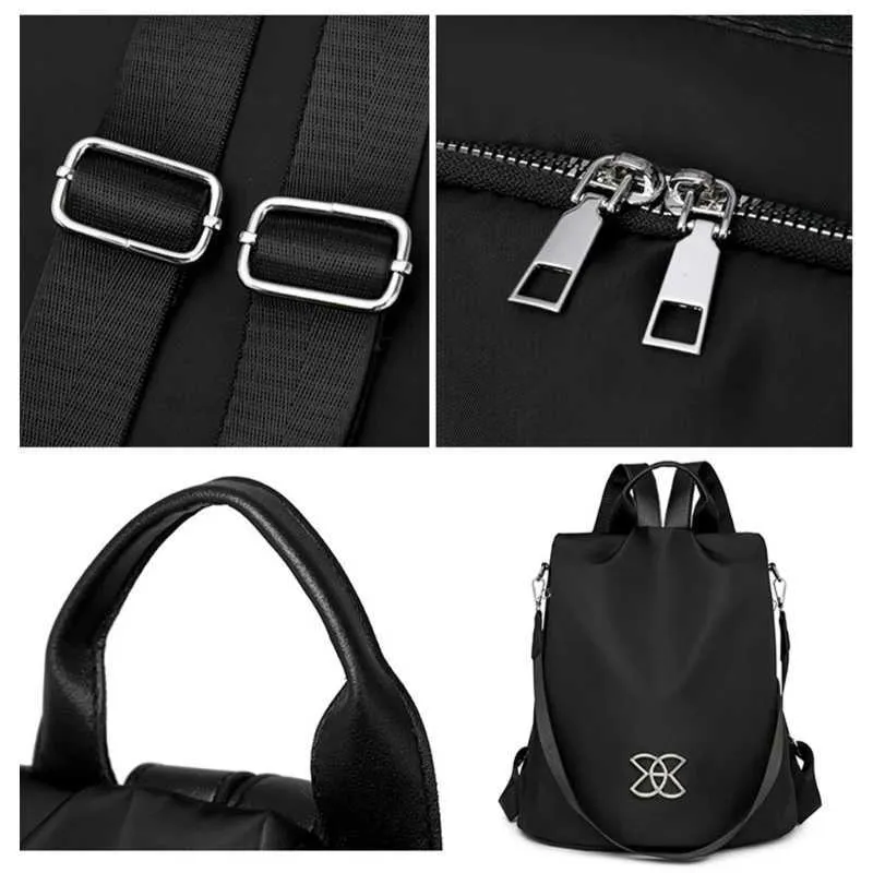 Stilvoller Damen-Rucksack mit Funktionstaschen, Umhängetasche, Diebstahlschutz, modischer Tagesrucksack für den täglichen Gebrauch C241021_voghion.com