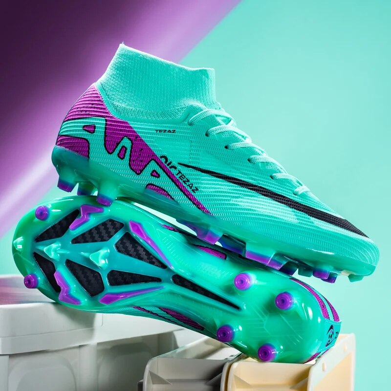 Ανδρικά μποτάκια ποδοσφαίρου TF/FG Society Indoor Futsal Παπούτσια Ενήλικες Επαγγελματικό ποδόσφαιρο, Teenager Αντιολισθητικά αθλητικά αθλητικά παπούτσια_voghion.com