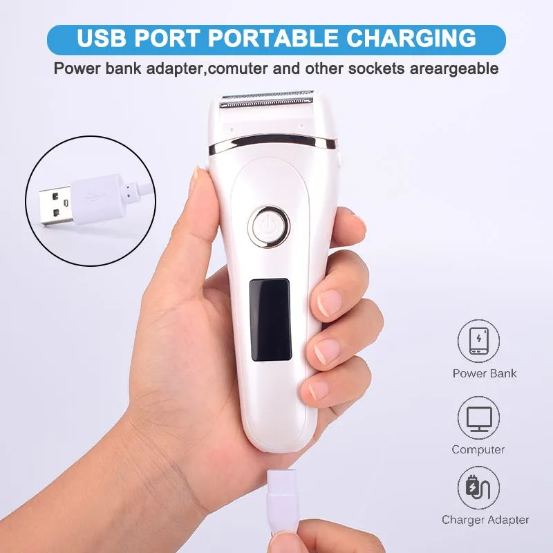 LCD Epilatör - Sakal Alma Cihazı｜USB Şarjlı｜Taşınabilir AB_voghion.com