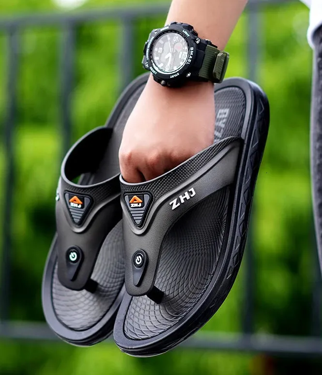 Men's Platform Beach Sandals Indoor Outdoor Walking Slippers_voghion.com