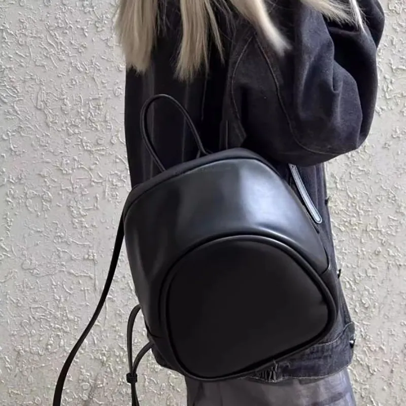 Beliebter südkoreanischer Nischen-Freizeitrucksack für Damen mit großer Kapazität 2025 Einfacher kleiner Rucksack_voghion.com