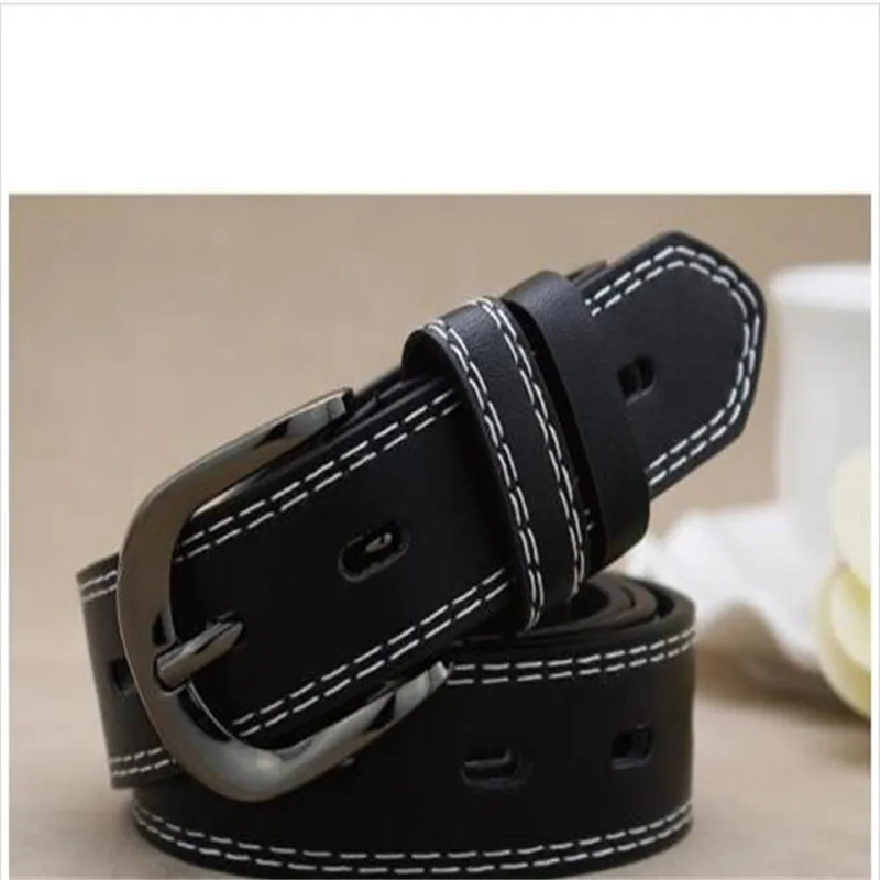 Ceinture en cuir creux pour femme avec boucle ardillon, décontractée, sauvage, mode rétro, décorative, jeans, avec boîte 016_voghion.com