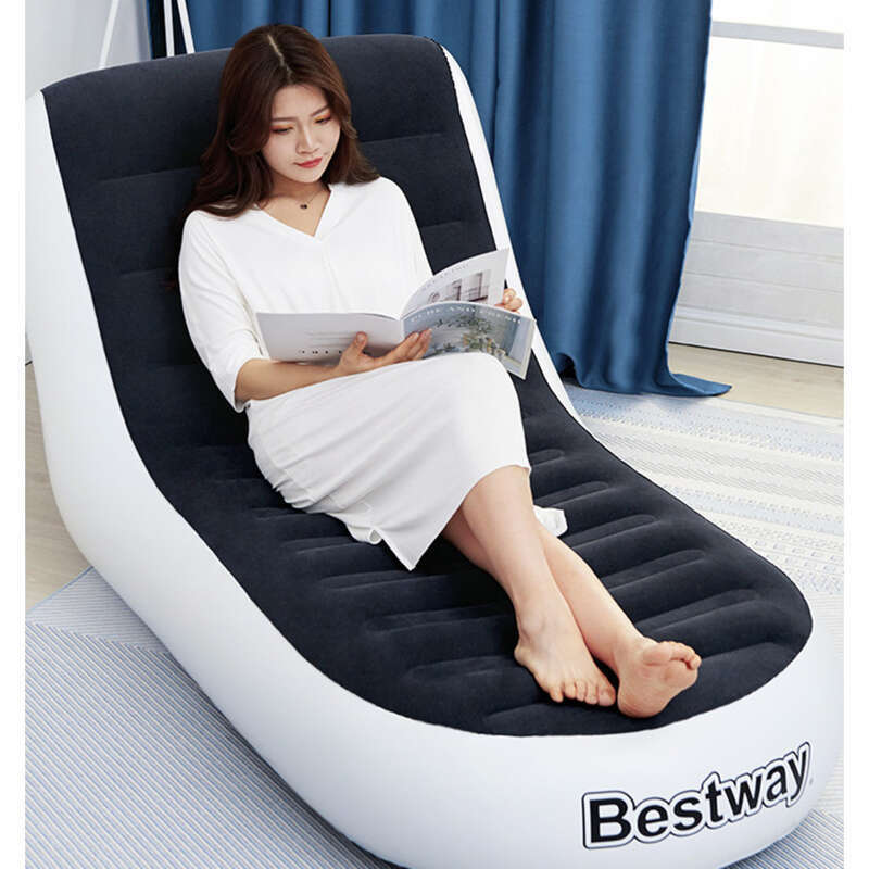 Bestway Lazy Tatami Sofa Single Lounge Chair Outdoor Air Cushion Inflatable Bed_voghion.com