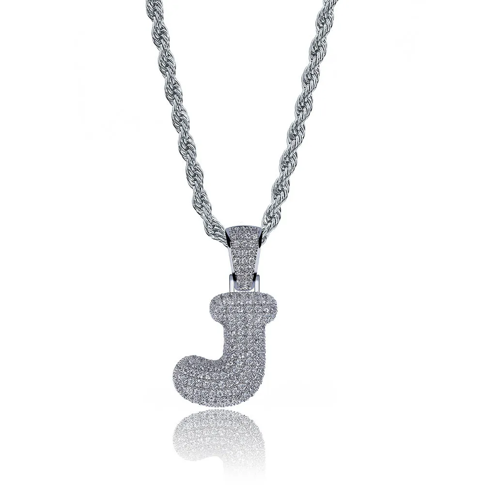 Gioielli Hip Hop da uomo, moda, collana con ciondolo a forma di lettera ghiacciata, lettere iniziali in oro, collane per uomo_voghion.com