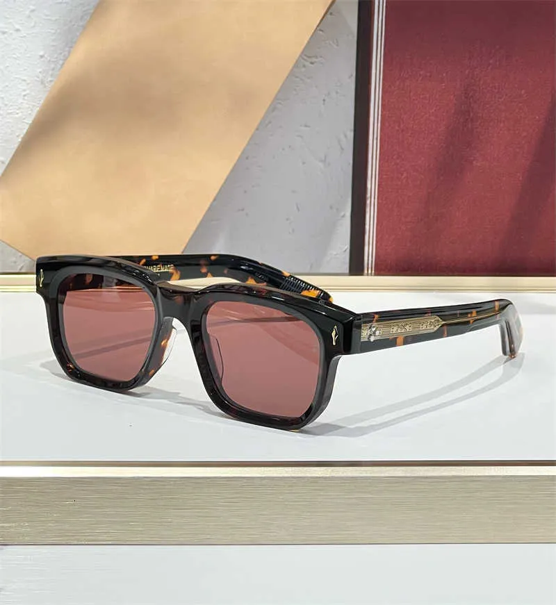 Okulary przeciwsłoneczne JMMs dla mężczyzn Okulary przeciwsłoneczne damskie Klasyczne, vintage'owe, kwadratowe oprawki, do jazdy samochodem, plażowe, modne_voghion.com