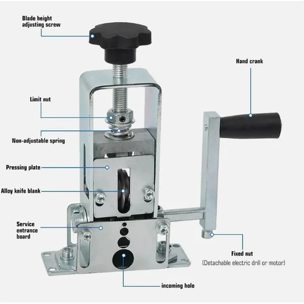 High-precision Cable Stripper For Copper Coaxial And Insulated Wire_voghion.com