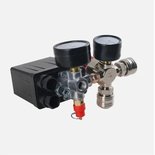 Neuer 1/4-Zoll-Druckregler mit Schalter, 230 V, 20 A, 8 bar, IP44_voghion.com