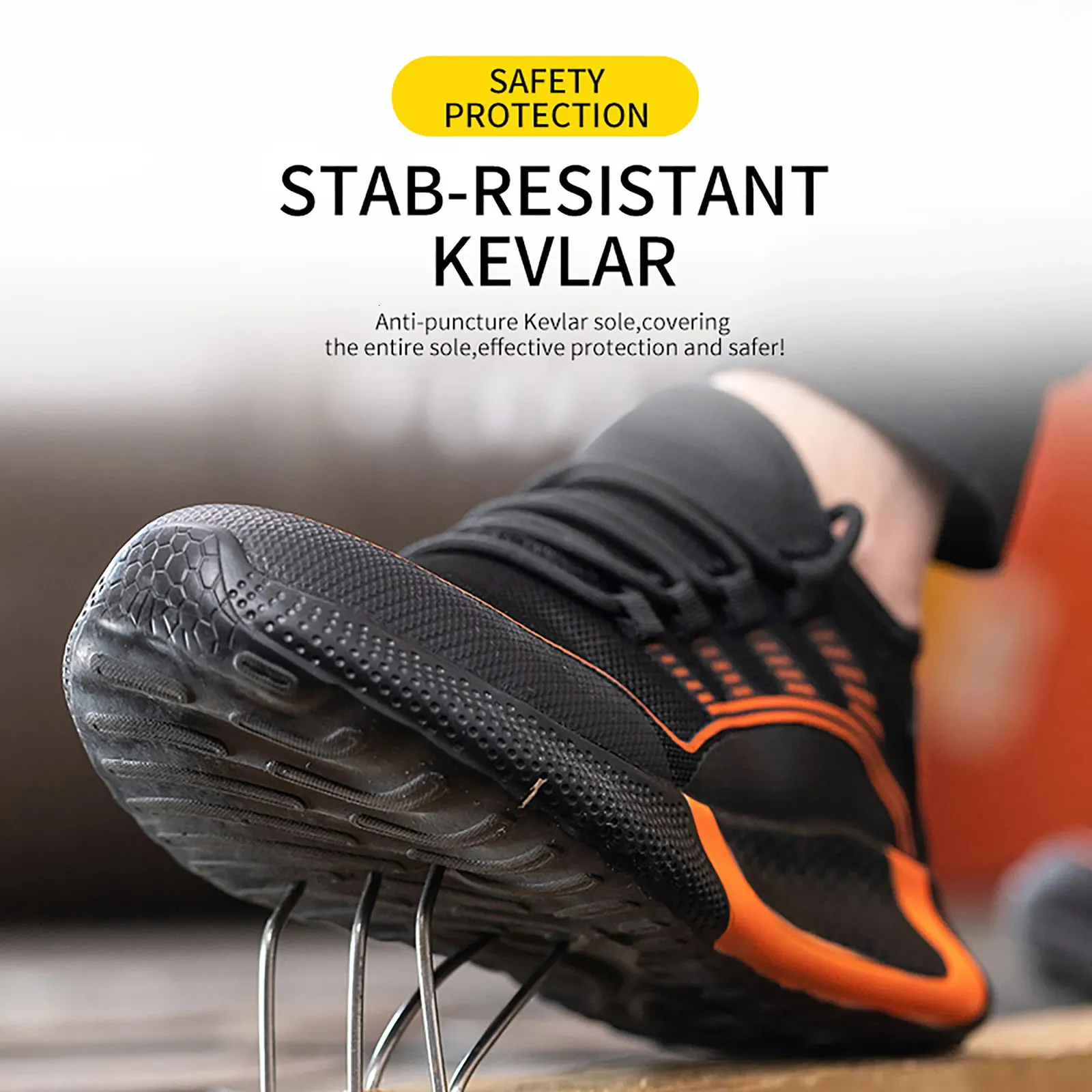 Stahl Sicherheit Casual Atmungsaktive Licht Toe Smashing Anti Stab Arbeit Schuhe Herren_voghion.com