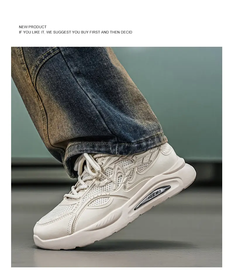 Sneakers dad shoes homme - baskets décontractées à plateforme_voghion.com