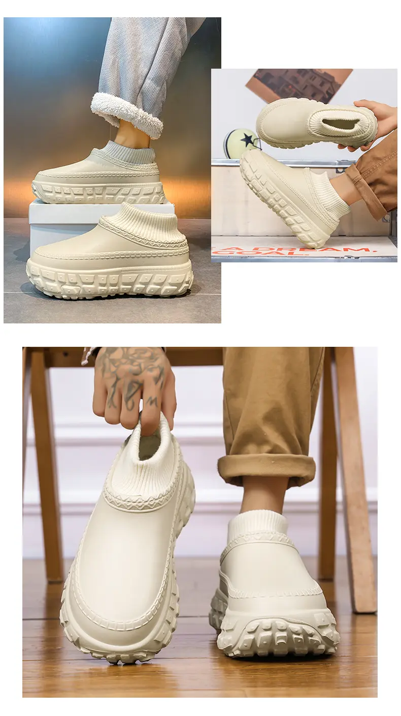 Stivali da neve invernali da uomo impermeabili, scarpe casual alla moda da coppia_voghion.com