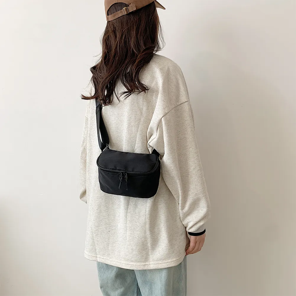Women Messenger Bags Fashion Ladies Handbags Casual Oxford Solid Color Portable Simple Adjustable Straps For Weekend_voghion.com