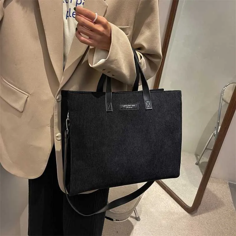 LEFTSIDE Borse a mano da ufficio, borsa a tracolla per donna, borsa shopper vintage, borse da donna, tote 2022, inverno C241210_voghion.com