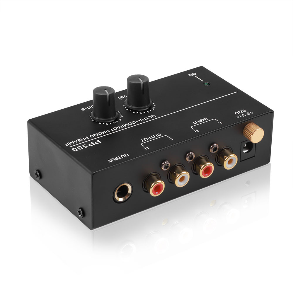 Ultra-kompakt Phono Preamp Preamplifier With RCA 1/4 Zoll Support TRS Interfaces Preamplificador Pre Amplificador Phono EU/US_voghion.com