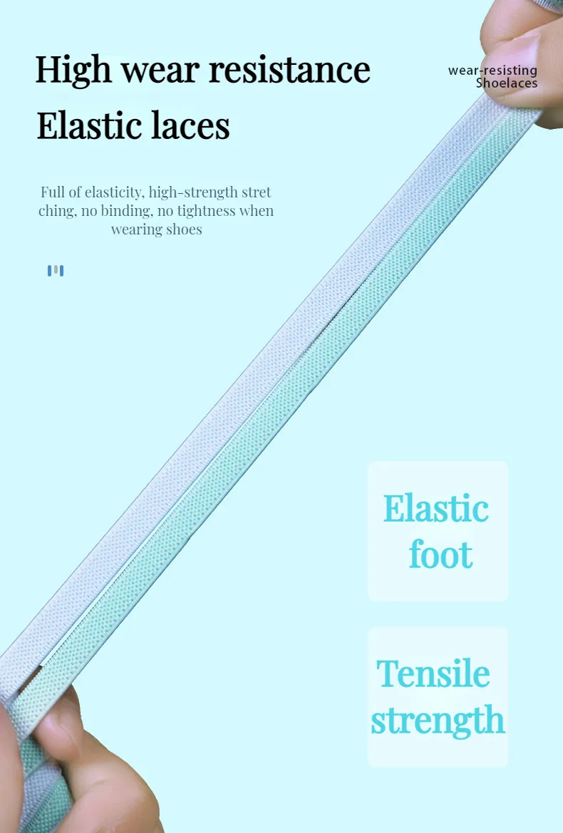 Lacci per scarpe con chiusura magnetica senza lacci per bambini e adulti, elastici piatti, lacci per scarpe senza lacci_voghion.com