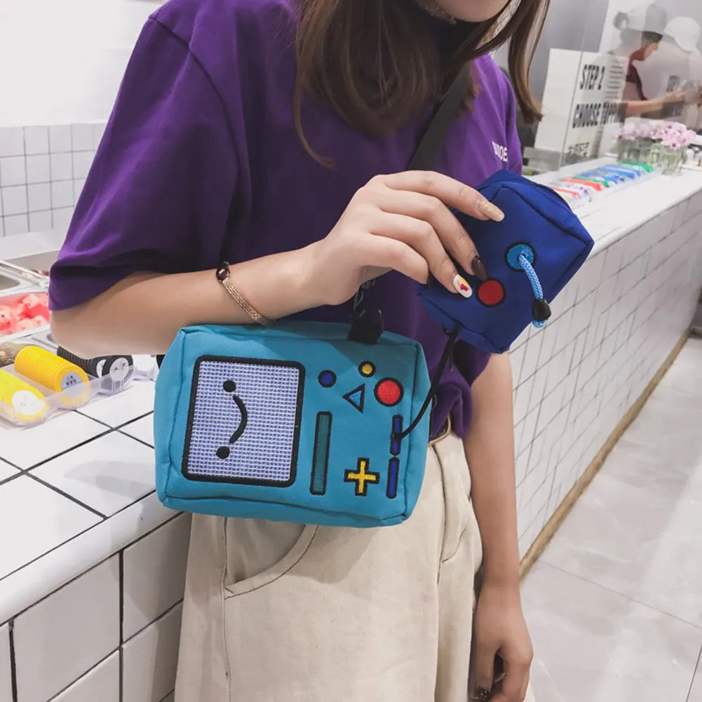 Mode Leinwand Umhängetaschen Für Frauen 2023 Casual Kleine Schulter Handtasche Zipper Studenten Mini Messenger Tasche Geldbörse Klappe_voghion.com