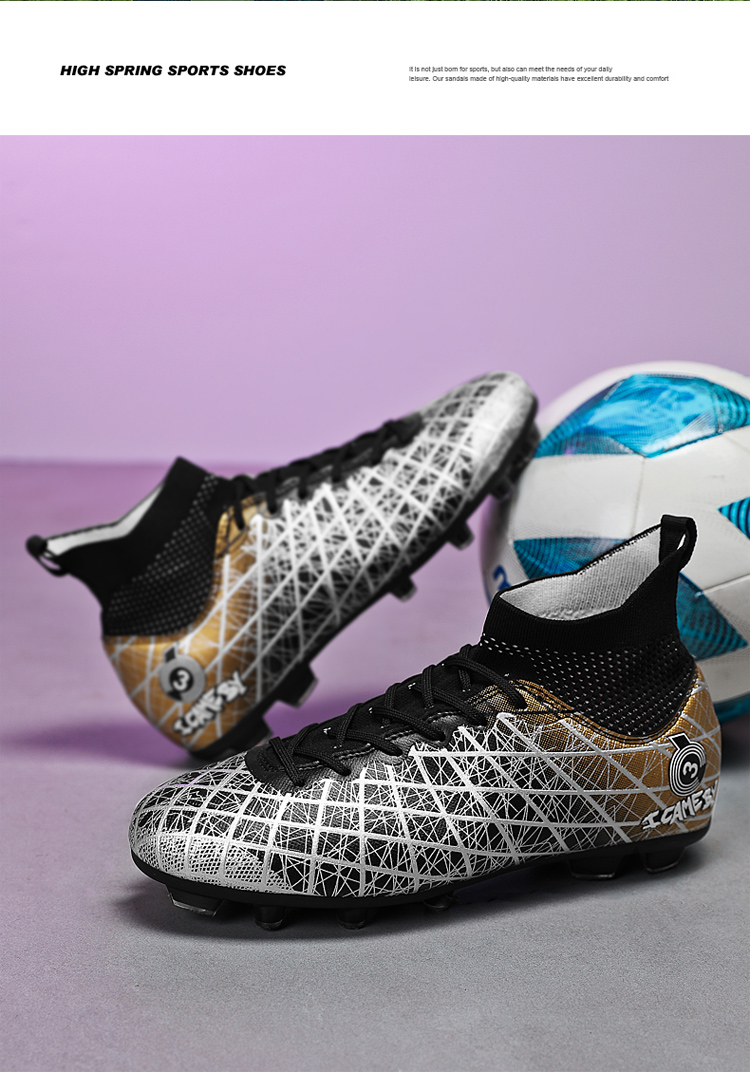 Professional Unisex Soccer Shoes Men Women Football Boots Training Sport Footwear Match Sneakers Non-slip Drop Shipping_voghion.com