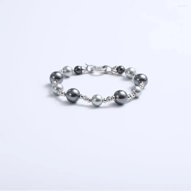 Cadenas de perlas reales de Tahití francesas de cambio gradual, collar de moda para mujer, cadena de clavícula versátil de alta gama_voghion.com