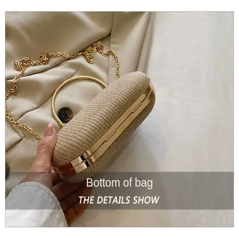 Geantă de seară pentru femei, geantă de mână strălucitoare în formă de inimă, geantă de umăr metalică cu lanț la modă, geantă crossbody pentru femei, purseC241218_voghion.com